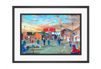 Bootham Crescent Stadium 'Going to the Match' Fine Art Print - York City FC